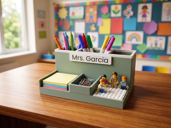 Personalized Teacher Desk Organizer